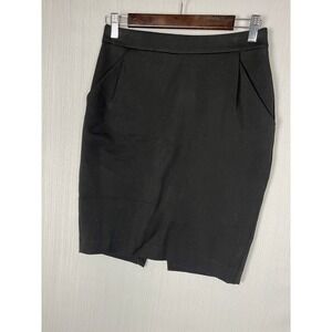 Express Pencil Skirt Women 4 Black Knee Length Career Officecore‎ Professional